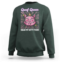 Queef Queen Cat Meme Sweatshirt Funny Inappropriate Adult Humor - Wonder Print Shop