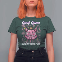 Queef Queen Cat Meme T Shirt For Women Funny Inappropriate Adult Humor - Wonder Print Shop