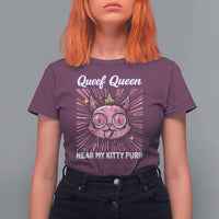 Queef Queen Cat Meme T Shirt For Women Funny Inappropriate Adult Humor - Wonder Print Shop