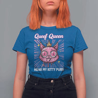 Queef Queen Cat Meme T Shirt For Women Funny Inappropriate Adult Humor - Wonder Print Shop