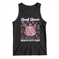 Queef Queen Cat Meme Tank Top Funny Inappropriate Adult Humor - Wonder Print Shop