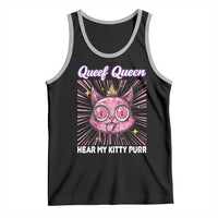Queef Queen Cat Meme Tank Top Funny Inappropriate Adult Humor - Wonder Print Shop