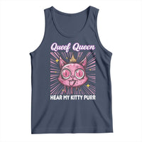 Queef Queen Cat Meme Tank Top Funny Inappropriate Adult Humor - Wonder Print Shop