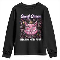 Queef Queen Cat Meme Youth Sweatshirt Funny Inappropriate Adult Humor - Wonder Print Shop