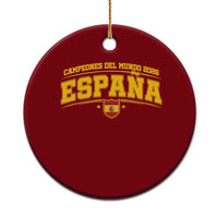 Spain Champions 2026 Ceramic Ornament Espana Soccer Football Fan Spanish Flag