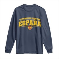 Spain Champions 2026 Long Sleeve Shirt Espana Soccer Football Fan Spanish Flag