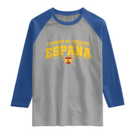 Spain Champions 2026 Raglan Shirt Espana Soccer Football Fan Spanish Flag