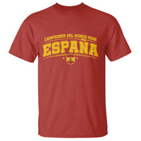 Spain Champions 2026 T Shirt Espana Soccer Football Fan Spanish Flag