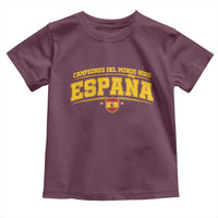 Spain Champions 2026 Toddler T Shirt Espana Soccer Football Fan Spanish Flag