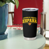 Spain Champions 2026 Tumbler Cup Espana Soccer Football Fan Spanish Flag