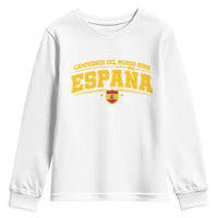 Spain Champions 2026 Youth Sweatshirt Espana Soccer Football Fan Spanish Flag