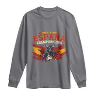 Spain Champions 2026 Long Sleeve Shirt Espana Soccer Fan Spanish Flag Bull