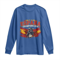 Spain Champions 2026 Long Sleeve Shirt Espana Soccer Fan Spanish Flag Bull