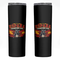 Spain Champions 2026 Skinny Tumbler Espana Soccer Fan Spanish Flag Bull