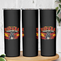 Spain Champions 2026 Skinny Tumbler Espana Soccer Fan Spanish Flag Bull
