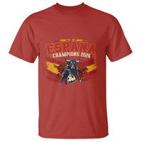 Spain Champions 2026 T Shirt Espana Soccer Fan Spanish Flag Bull