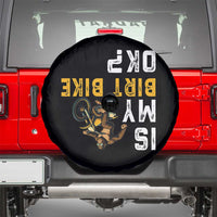 Funny Bigfoot Sasquatch Biker Spare Tire Cover Is My Dirt Bike OK - Wonder Print Shop