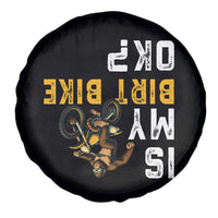 Funny Bigfoot Sasquatch Biker Spare Tire Cover Is My Dirt Bike OK - Wonder Print Shop