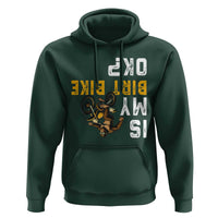 Funny Bigfoot Sasquatch Biker Hoodie Is My Dirt Bike OK - Wonder Print Shop