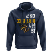 Funny Bigfoot Sasquatch Biker Hoodie Is My Dirt Bike OK - Wonder Print Shop