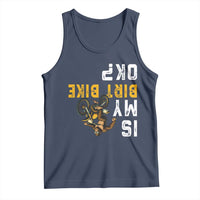 Funny Bigfoot Sasquatch Biker Tank Top Is My Dirt Bike OK - Wonder Print Shop