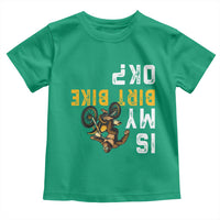 Funny Bigfoot Sasquatch Biker Toddler T Shirt Is My Dirt Bike OK - Wonder Print Shop