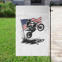Dirt Bike American Flag Motocross Garden Flag - Wonder Print Shop