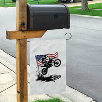 Dirt Bike American Flag Motocross Garden Flag - Wonder Print Shop