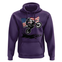 Dirt Bike American Flag Motocross Hoodie - Wonder Print Shop