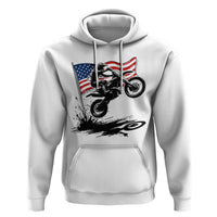 Dirt Bike American Flag Motocross Hoodie - Wonder Print Shop