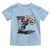 Dirt Bike American Flag Motocross Toddler T Shirt - Wonder Print Shop