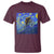 Bigfoot Dirt Bike Sasquatch T Shirt Starry Night Van Gogh Biker - Wonder Print Shop