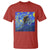 Bigfoot Dirt Bike Sasquatch T Shirt Starry Night Van Gogh Biker - Wonder Print Shop