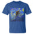 Bigfoot Dirt Bike Sasquatch T Shirt Starry Night Van Gogh Biker - Wonder Print Shop