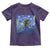 Bigfoot Dirt Bike Sasquatch Toddler T Shirt Starry Night Van Gogh Biker - Wonder Print Shop