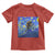 Bigfoot Dirt Bike Sasquatch Toddler T Shirt Starry Night Van Gogh Biker - Wonder Print Shop