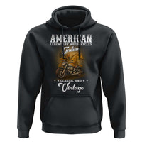 Native American Motorcycle Indian Bikers Club Classic And Vintage Hoodie - Wonder Print Shop