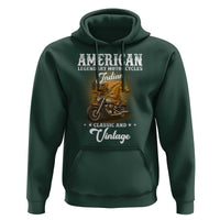 Native American Motorcycle Indian Bikers Club Classic And Vintage Hoodie - Wonder Print Shop