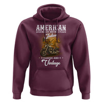 Native American Motorcycle Indian Bikers Club Classic And Vintage Hoodie - Wonder Print Shop