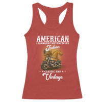 Native American Motorcycle Indian Bikers Club Classic And Vintage Racerback Tank Top - Wonder Print Shop