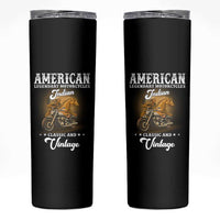 Native American Motorcycle Indian Bikers Club Classic And Vintage Skinny Tumbler