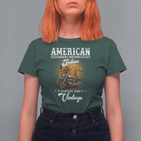 Native American Motorcycle Indian Bikers Club Classic And Vintage T Shirt For Women - Wonder Print Shop
