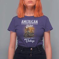 Native American Motorcycle Indian Bikers Club Classic And Vintage T Shirt For Women - Wonder Print Shop