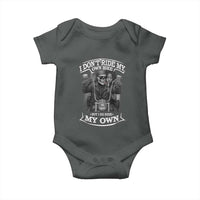 African American Motorcycle Baby Onesie Skeleton Biker - Wonder Print Shop
