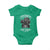 African American Motorcycle Baby Onesie Skeleton Biker - Wonder Print Shop