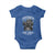 African American Motorcycle Baby Onesie Skeleton Biker - Wonder Print Shop