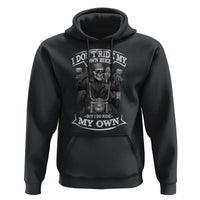 African American Motorcycle Hoodie Skeleton Biker - Wonder Print Shop