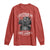 African American Motorcycle Long Sleeve Shirt Skeleton Biker - Wonder Print Shop
