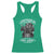 African American Motorcycle Racerback Tank Top Skeleton Biker - Wonder Print Shop