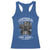 African American Motorcycle Racerback Tank Top Skeleton Biker - Wonder Print Shop